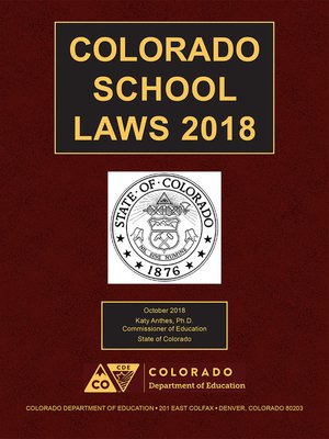 cover image of Colorado School Laws